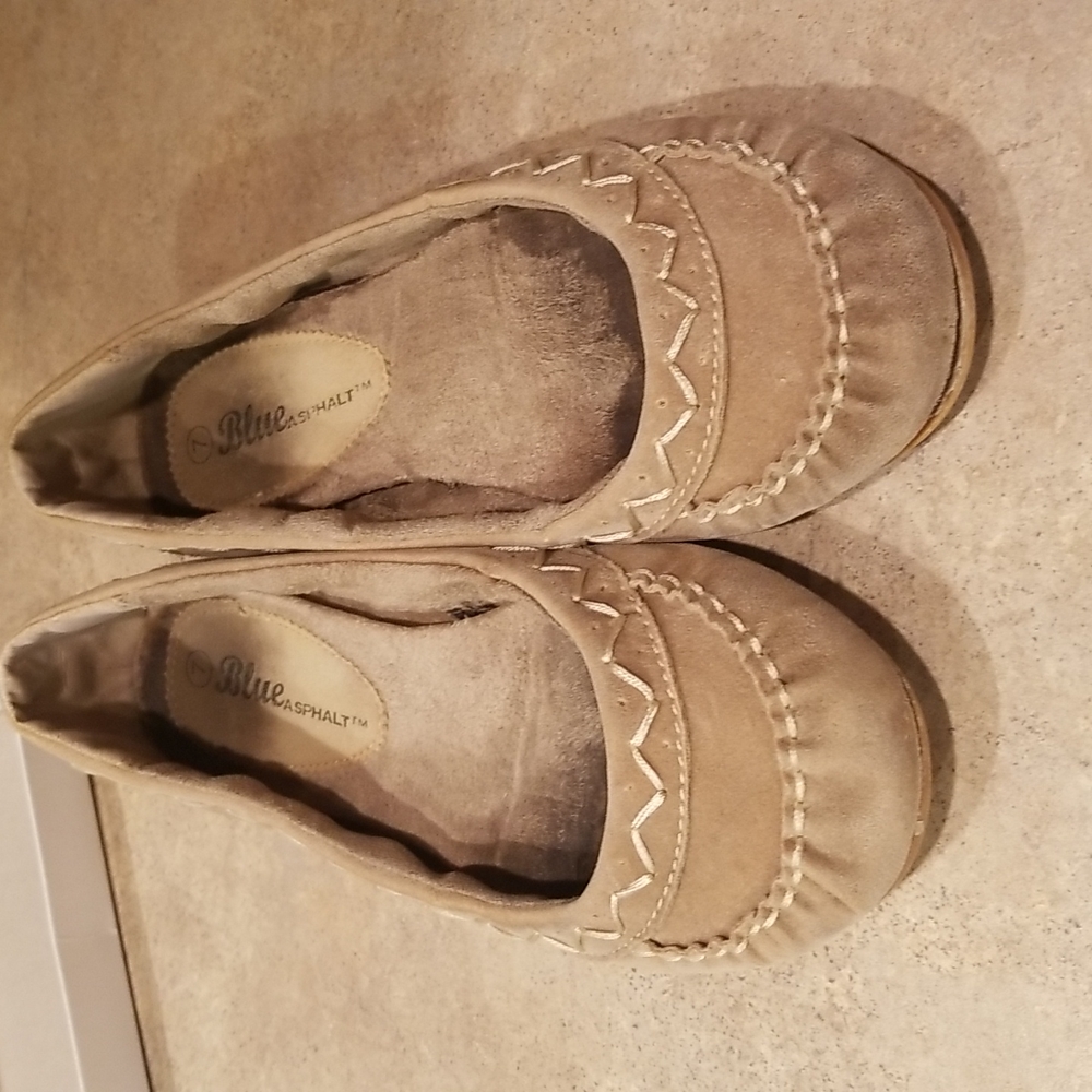 Tan moccasin flats